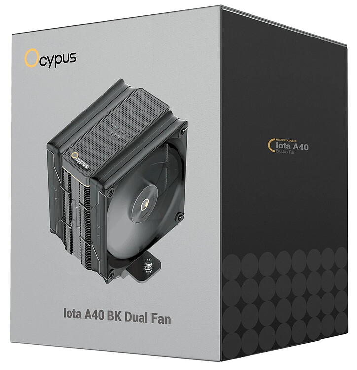 Кулер для процессора Ocypus Iota A40 BK Dual Fan Black (Iota-A40-BK2NNWD00X-GL)
