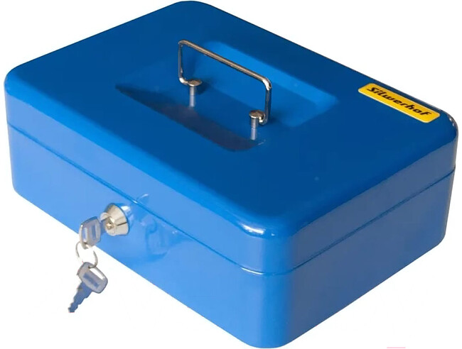 Ящик для денег Silwerhof 90x250x180 синий Ящик для денег Silwerhof 90x250x180 синий