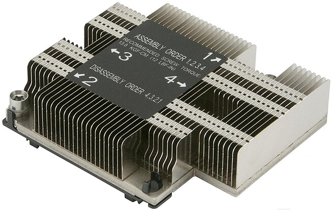 Радиатор для процессора SuperMicro SNK-P0067PD