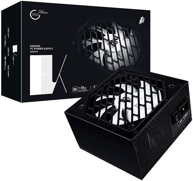 Блок питания 1stPlayer PS-650FK 650W Black (FK-650-BK-EU)