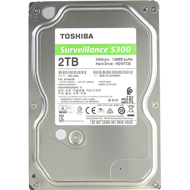 Жесткий диск Toshiba S300 2TB (HDWT720UZSVA)