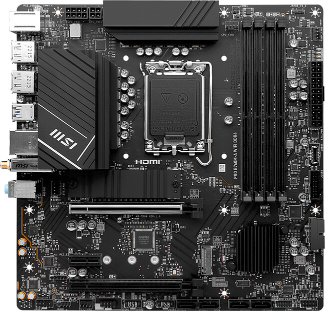 Материнская плата MSI Pro B760M-A WIFI DDR4