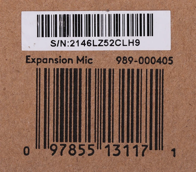 Микрофон Logitech MeetUp черный (989-000405)