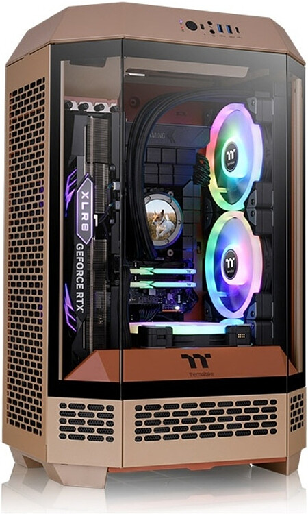 Корпус Thermaltake The Tower 300 mATX без БП Gravel Sand (CA-1Y4-00SGWN-00)