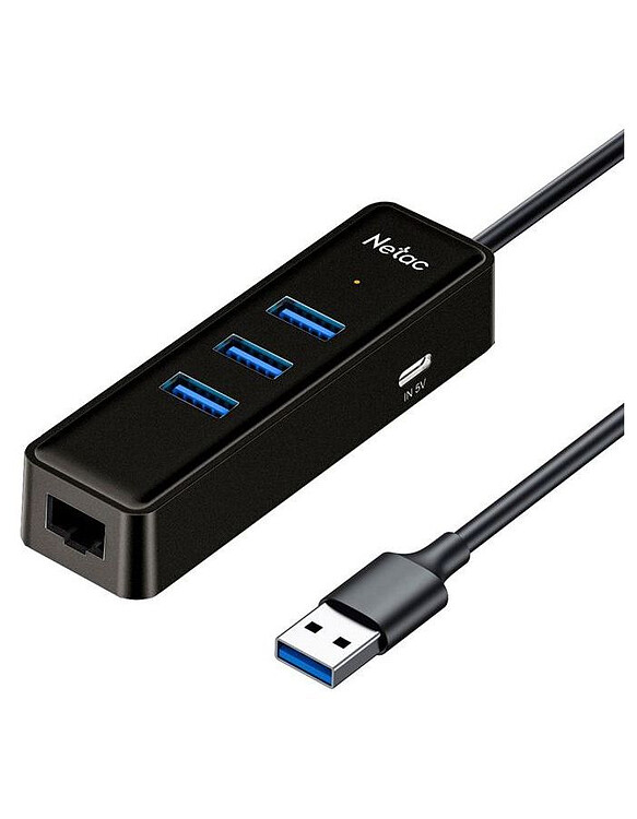 USB-хаб Netac WF12 (NT08WF12-30BK)