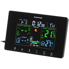 Метеостанция Sunwind SW-WSH160-COLOR черный