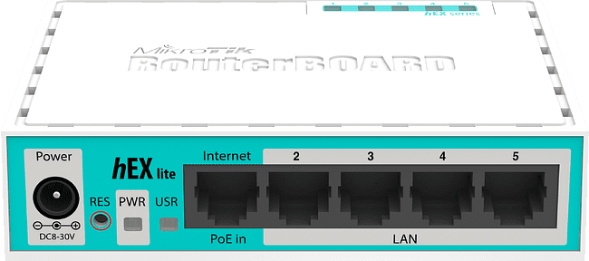 DSL-маршрутизатор Mikrotik Hex Lite RB750r2
