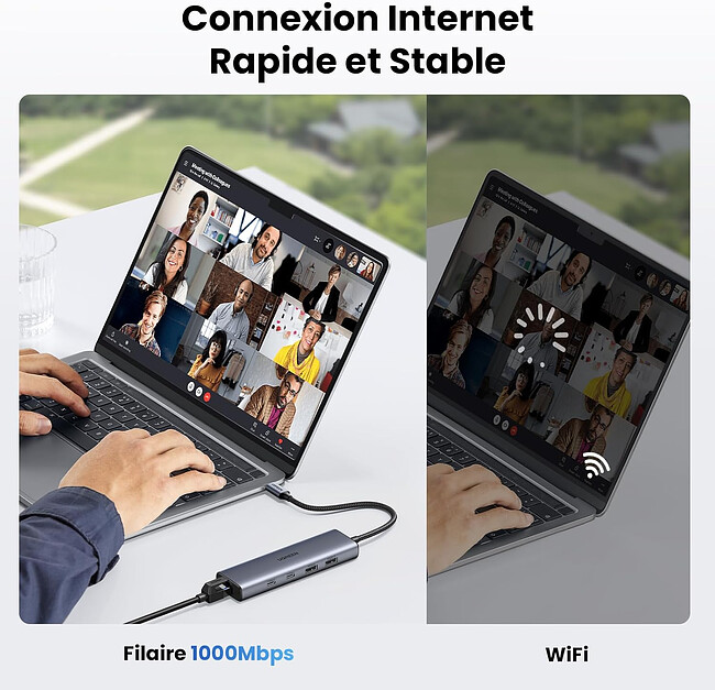 Док-станция Ugreen CM512 Space Gray (45320)