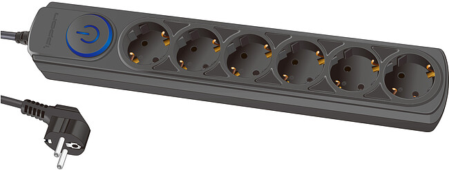 Сетевой фильтр Ippon BK-6-EU-3-10-B черный