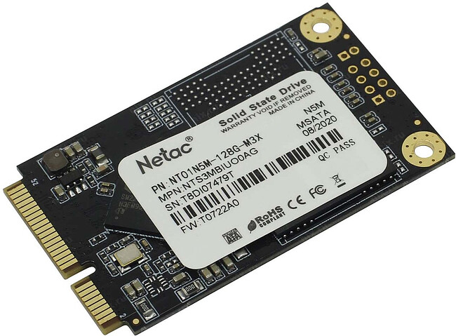 SSD диск Netac 128Gb NT01N5M-128G-M3X