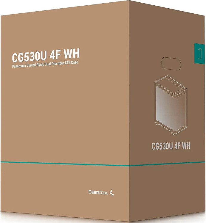 Корпус DeepCool CG530U 4F WH ATX без БП белый (R-CG530U-WHAGA4-G)