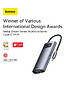 Док-станция Baseus Metal Gleam Series 4-in-1 (WKWG070113)