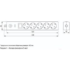 Сетевой фильтр IEK СФ-05К (WFP10-16-05-03-N)