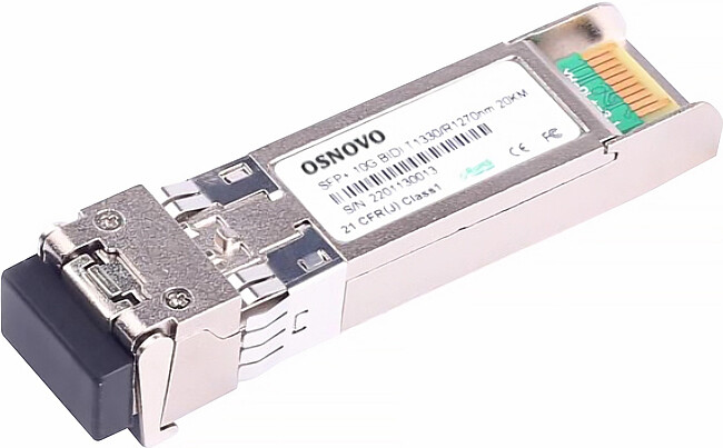 SFP-модуль Osnovo SFP-S1LC15-10G-1330-1270