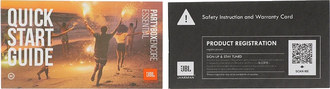 Колонка для вечеринок JBL PartyBox Encore Essential черный/оранжевый (JBLPartyBoxENCORE)