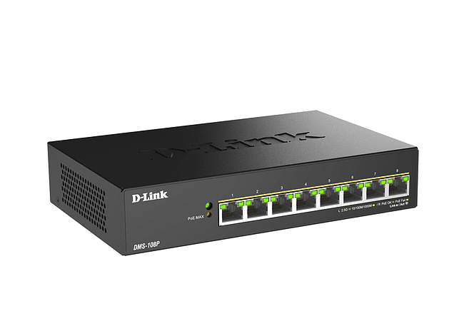 Коммутатор D-Link DMS-108P/A1A