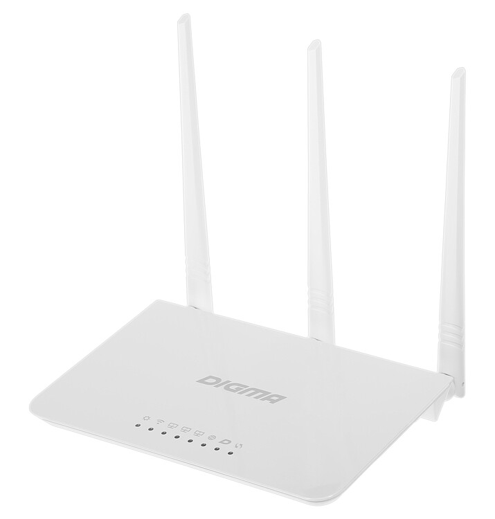 Wi-Fi роутер Digma DWR-N302 белый