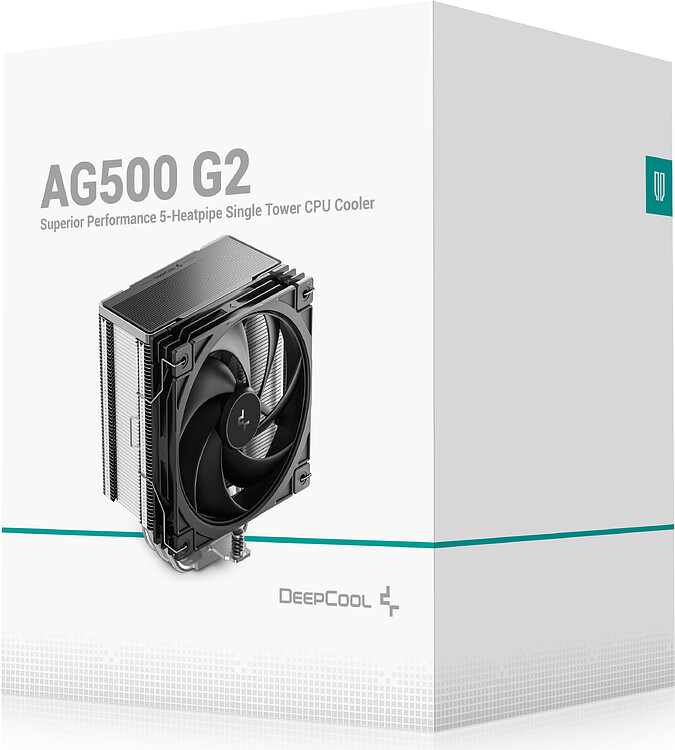 Кулер для процессора DeepCool AG500 G2 черный (R-AG500-BKNPMG2-G)