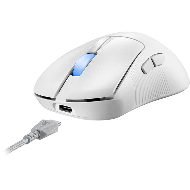 Мышь Asus P714 ROG Keris II WL Ace White (90MP03N0-BMUA10)