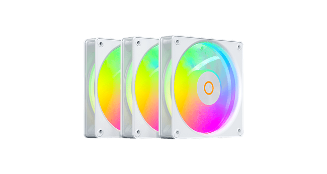 Комплект вентиляторов для корпуса Ocypus Gamma F12 Elite WH ARGB 3 IN 1 White (Gamma-F12-WH3AM00E-GL)