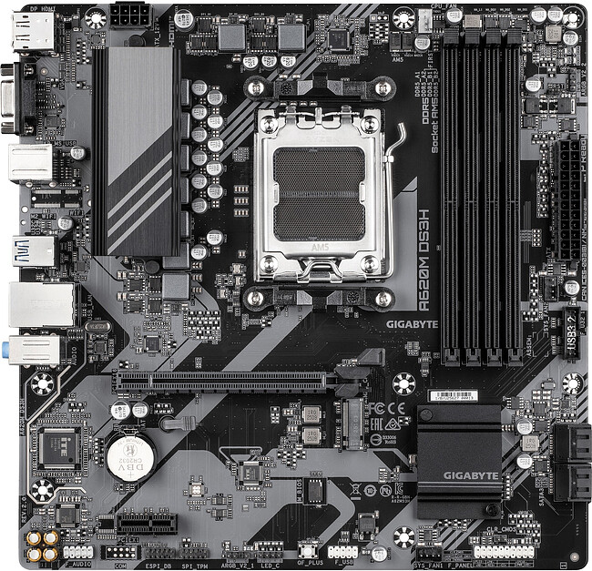 Материнская плата GigaByte A620M DS3H rev. 2.0