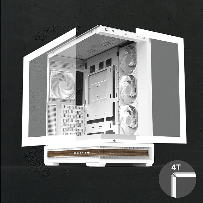 Корпус Zalman P40 Namu White