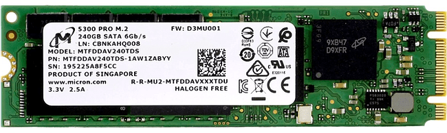 SSD диск Micron 5300Pro 240GB (MTFDDAV240TDS-1AW1ZABYY)