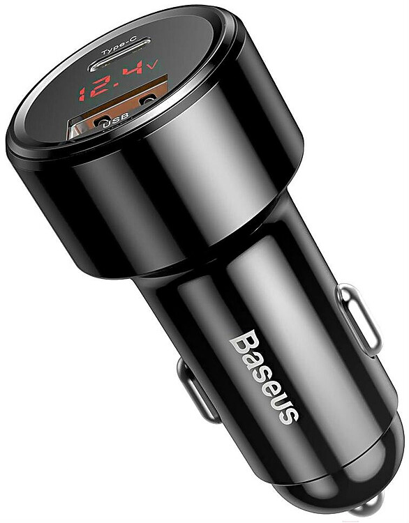 Автомобильное зарядное Baseus Magic Series Black (CCMLC20C-01)