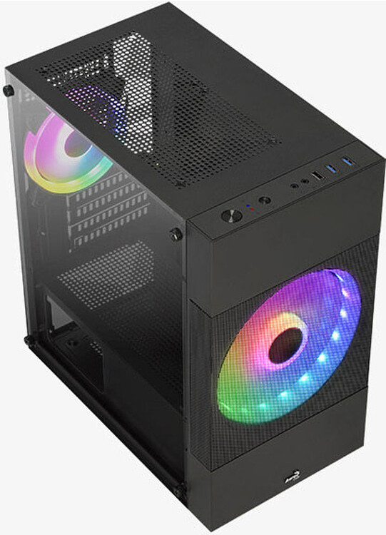 Корпус AeroCool Atomic Lite-G-BK-V2