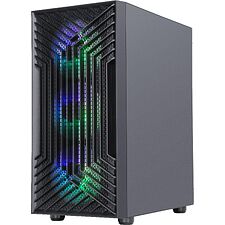 Корпус HAFF Rush mATX без БП Black