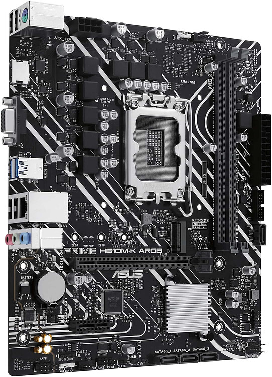 Материнская плата ASUS PRIME H610M-K ARGB