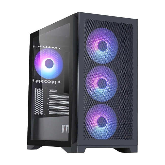 Корпус HAFF Glory Mini mATX без БП Black