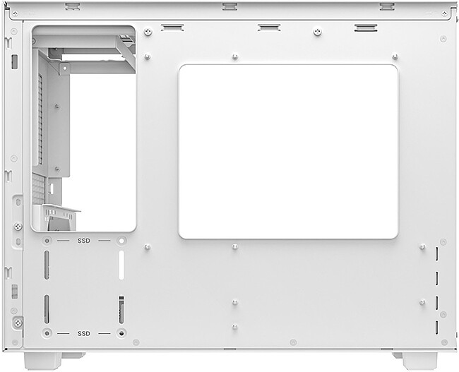 Корпус DeepCool CH160 Plus WH miniITX без БП белый (R-CH160-WHNGM0-G)