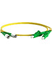 Кабельная сборка Hyperline FC-D2-9-FC/AR-LC/AR-H-2M-LSZH-YL