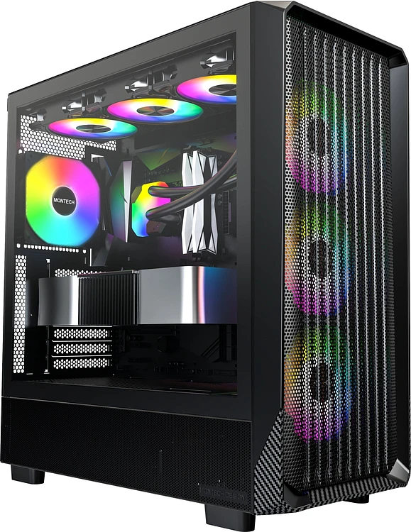 Корпус Montech X5 без БП Black