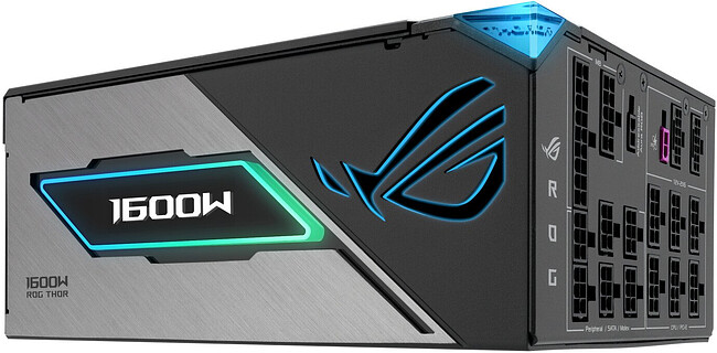 Блок питания ASUS ROG THOR Titanium III ROG-THOR-1600T3-Gaming 1600W (90YE00V1-B0NA00)