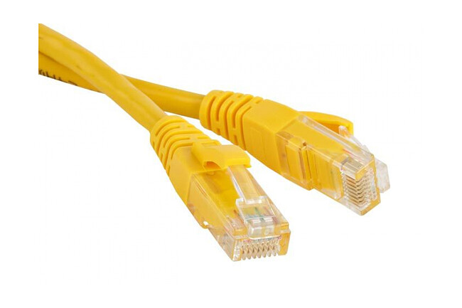 Патч-корд Lanmaster LAN-PC45/U6-1.5-YL желтый