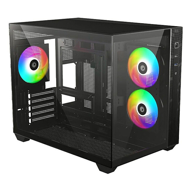 Корпус ID-Cooling View 500 ARGB без БП черный