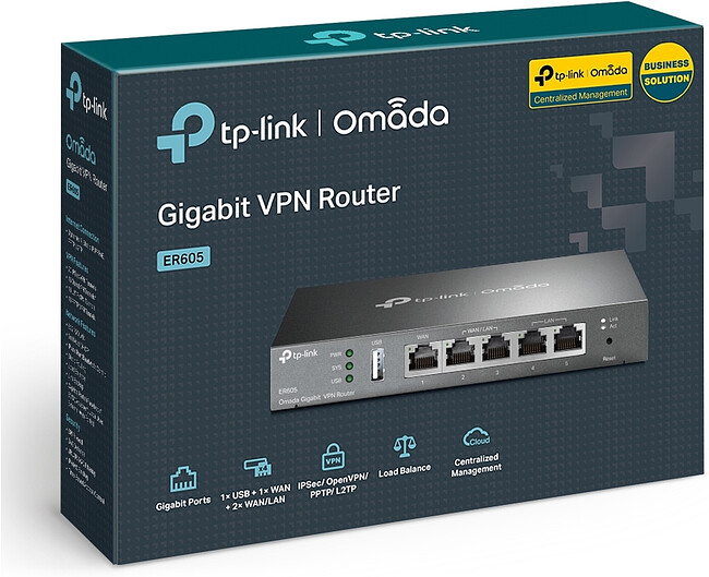 Маршрутизатор VPN маршрутизатор TP-Link ER605