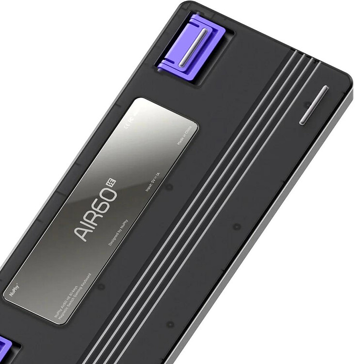 Клавиатура NuPhy Air60 HE Low-Profile Magnetic Jade Pro Switch (Air60HE-SS-JPRO)