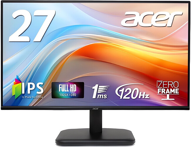 Монитор Acer EK271Gbmix (UM.HE1CD.G02)