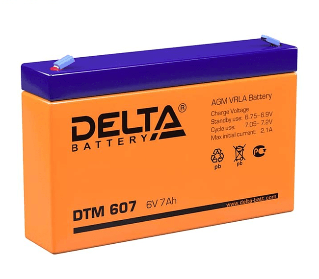 Аккумулятор для ИБП Delta DTM 607
