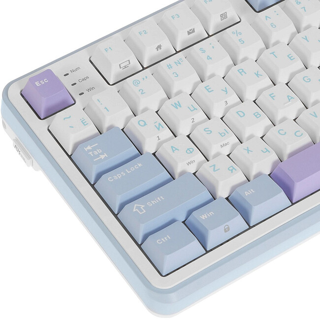 Клавиатура Royal Kludge RK-S98 Cream switch/Taro Milk