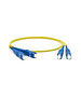 Патч-корд Hyperline FC-D2-9-LC/UR-SC/UR-H-1M-LSZH-YL