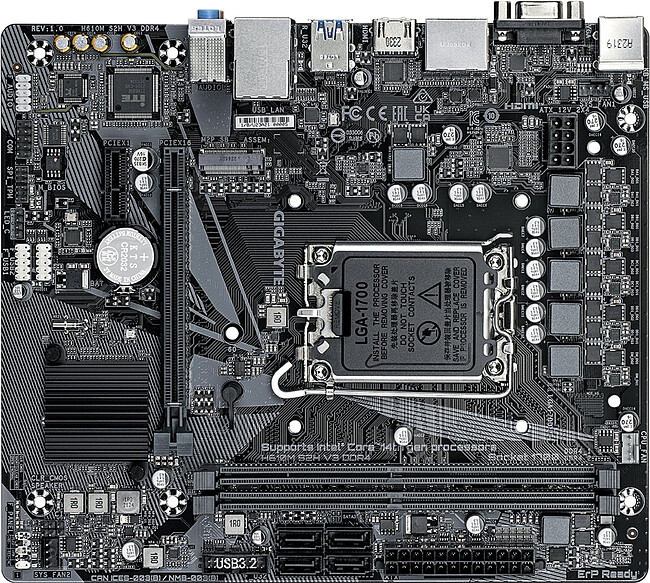 Материнская плата GigaByte H610M S2H V3 DDR4 rev. 1.0