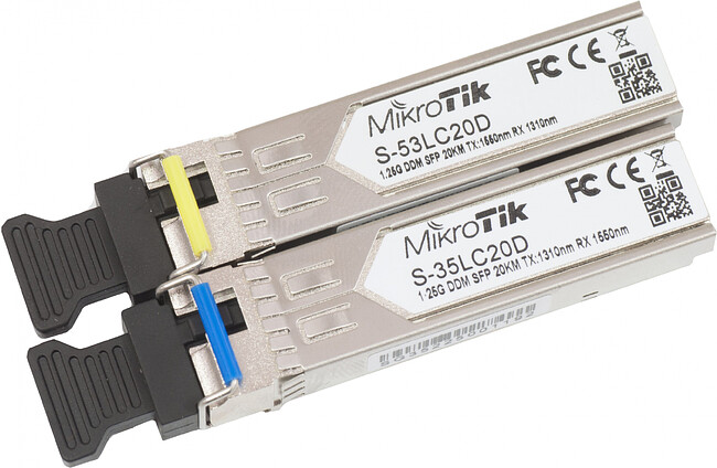 Набор SFP-модулей MikroTik S-3553LC20D
