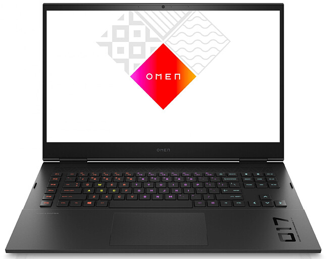 Ноутбук HP Omen 17-cm2006ci Black (A1AB9EA)