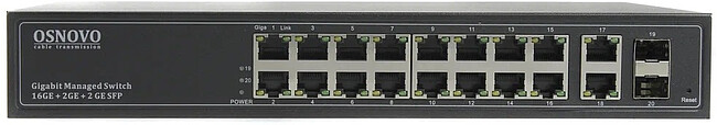 Коммутатор Osnovo SW-71802/L Коммутатор Osnovo SW-71802/L