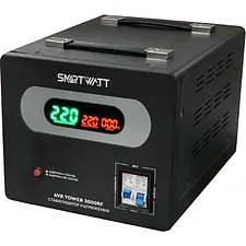 Стабилизатор напряжения Smartwatt AVR Tower 3000RF черный (4512020370007)