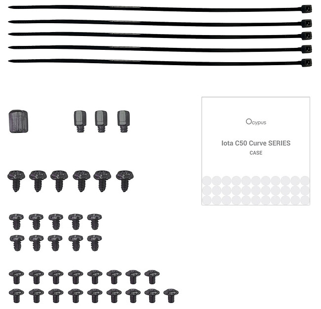 Корпус Ocypus Iota C50 BK Curve ARGB Digital mATX без БП (Iota-C50-BKD300CD-GL)